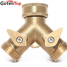 Gutentop 2-way Brass Hose Splitter